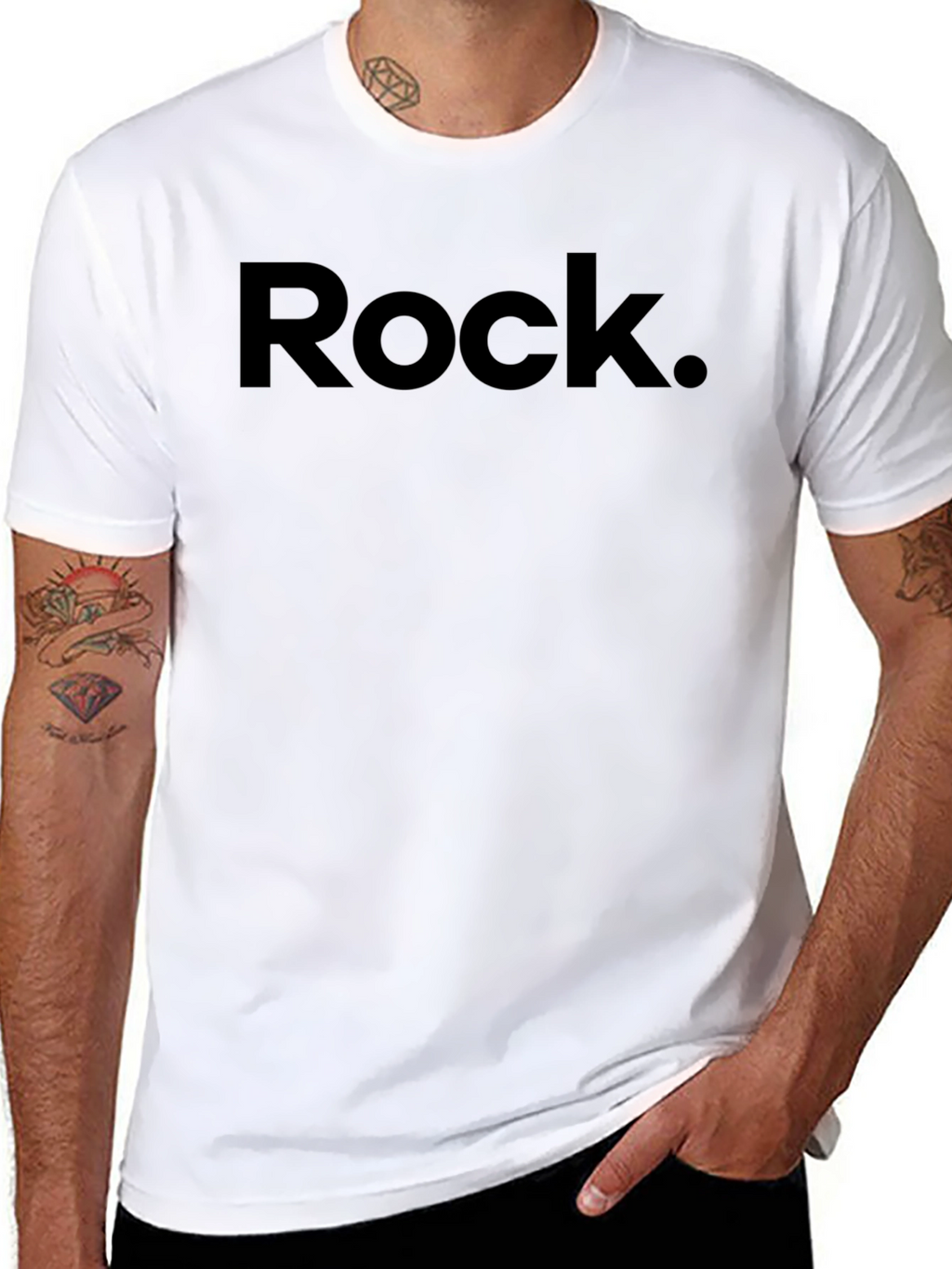 Rock Graphic Tee - Classic Black