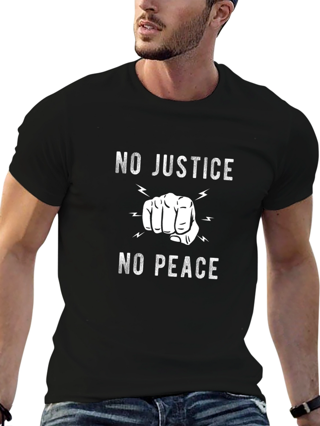 No Justice No Peace Graphic Tee