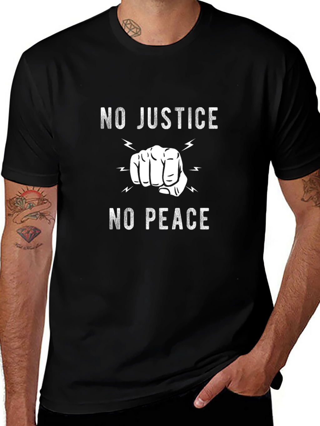 No Justice No Peace Graphic Tee