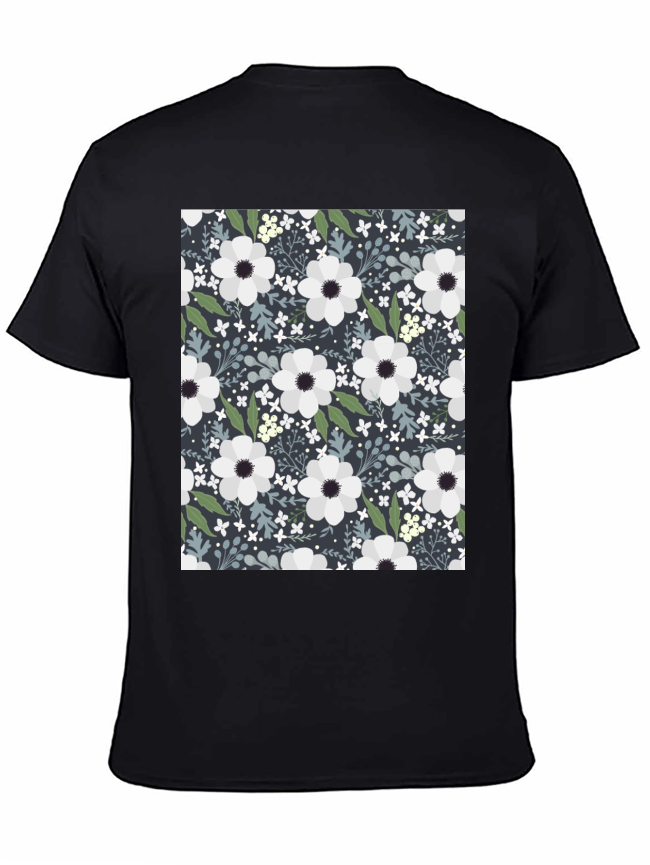 Floral Print Crew Neck T-Shirt - Casual & Stylish