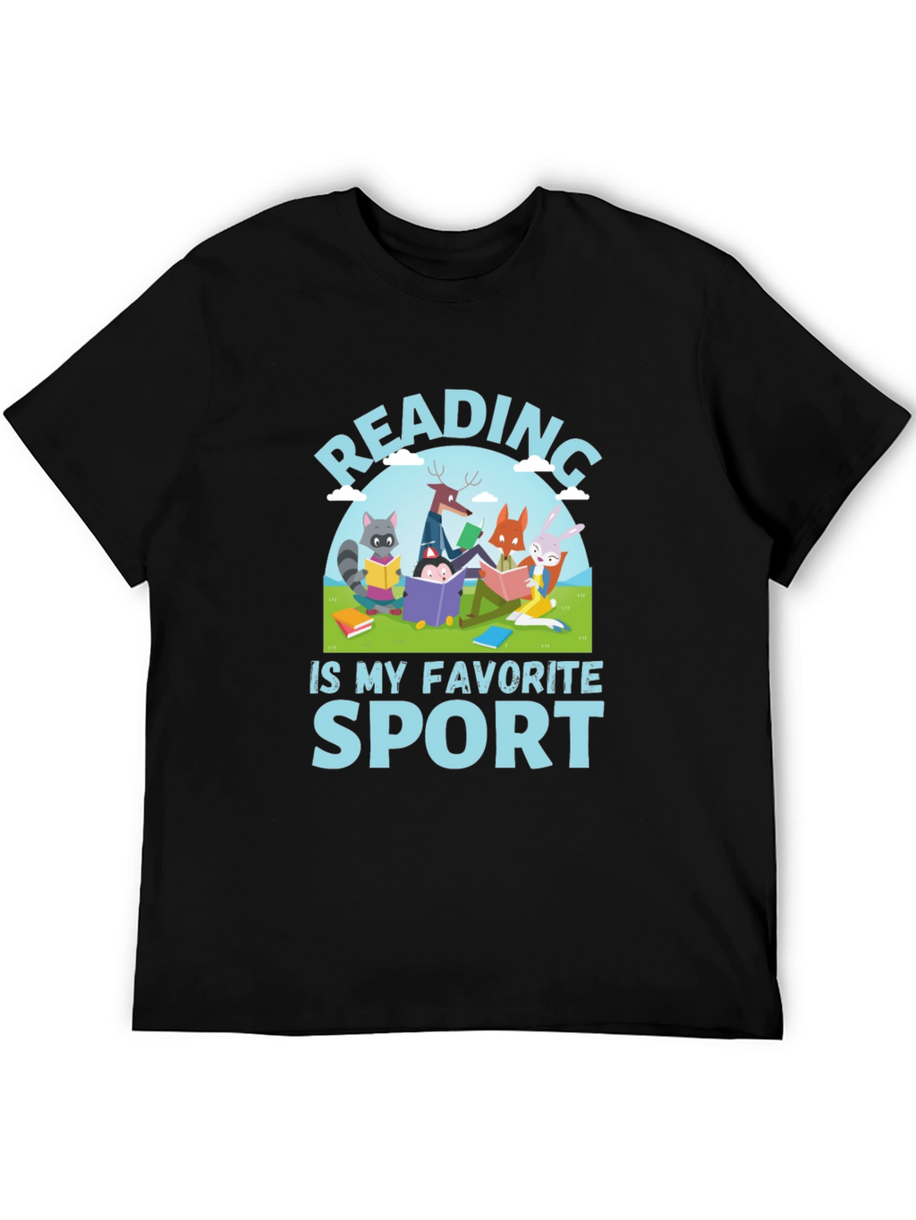 Reading is My Favorite Sport Graphic T-Shirt