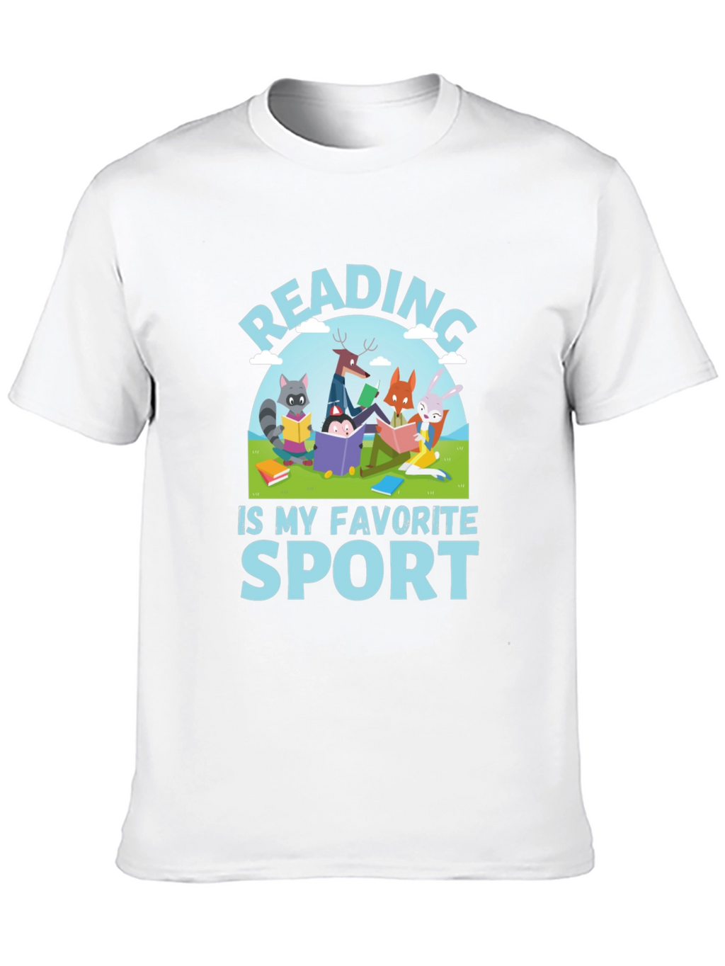Reading is My Favorite Sport Graphic T-Shirt