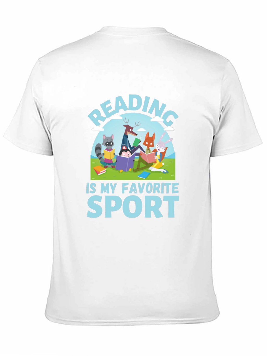 Reading is My Favorite Sport Graphic T-Shirt
