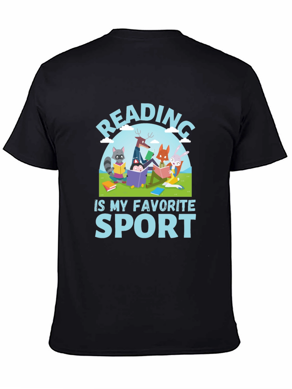 Reading is My Favorite Sport Graphic T-Shirt
