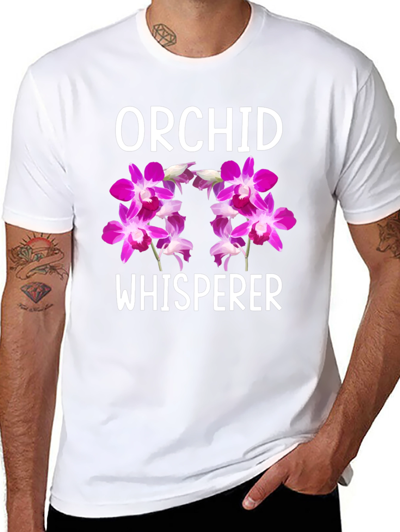 Orchid Whisperer Graphic Tee