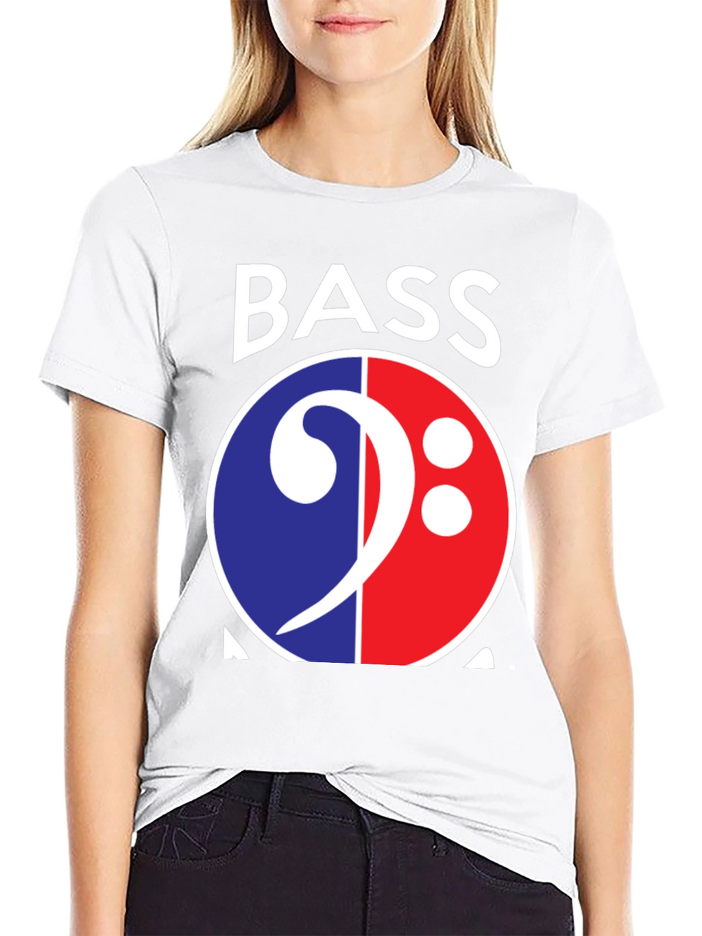 Bass Clef Graphic Tee - Musician Style T-Shirt