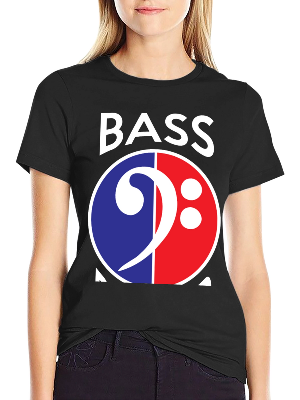 Bass Clef Graphic Tee - Musician Style T-Shirt