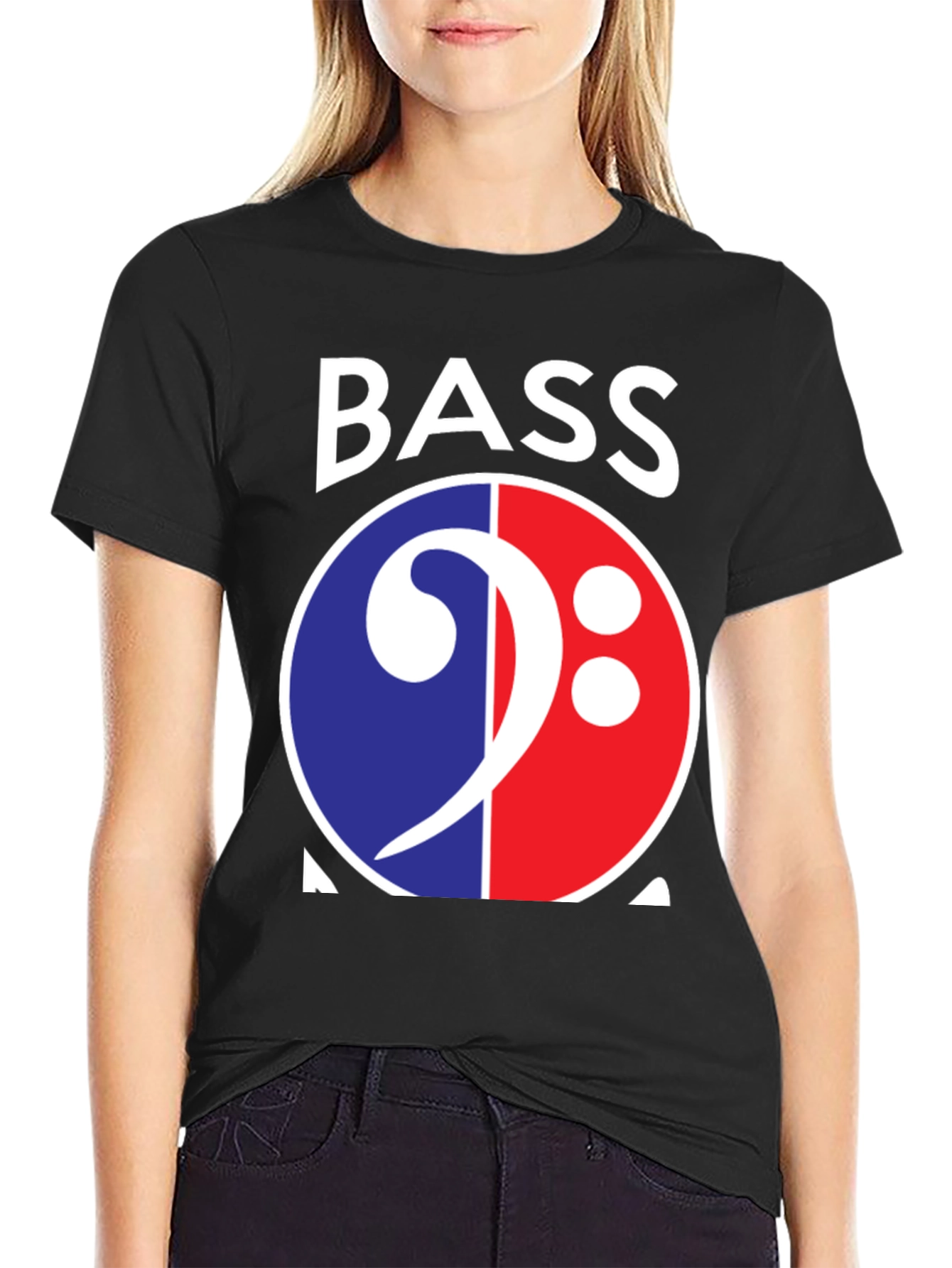 Bass Clef Graphic Tee - Musician Style T-Shirt