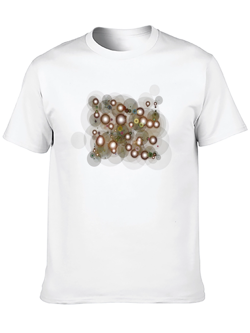 Sparkling Lights Graphic Black T-Shirt