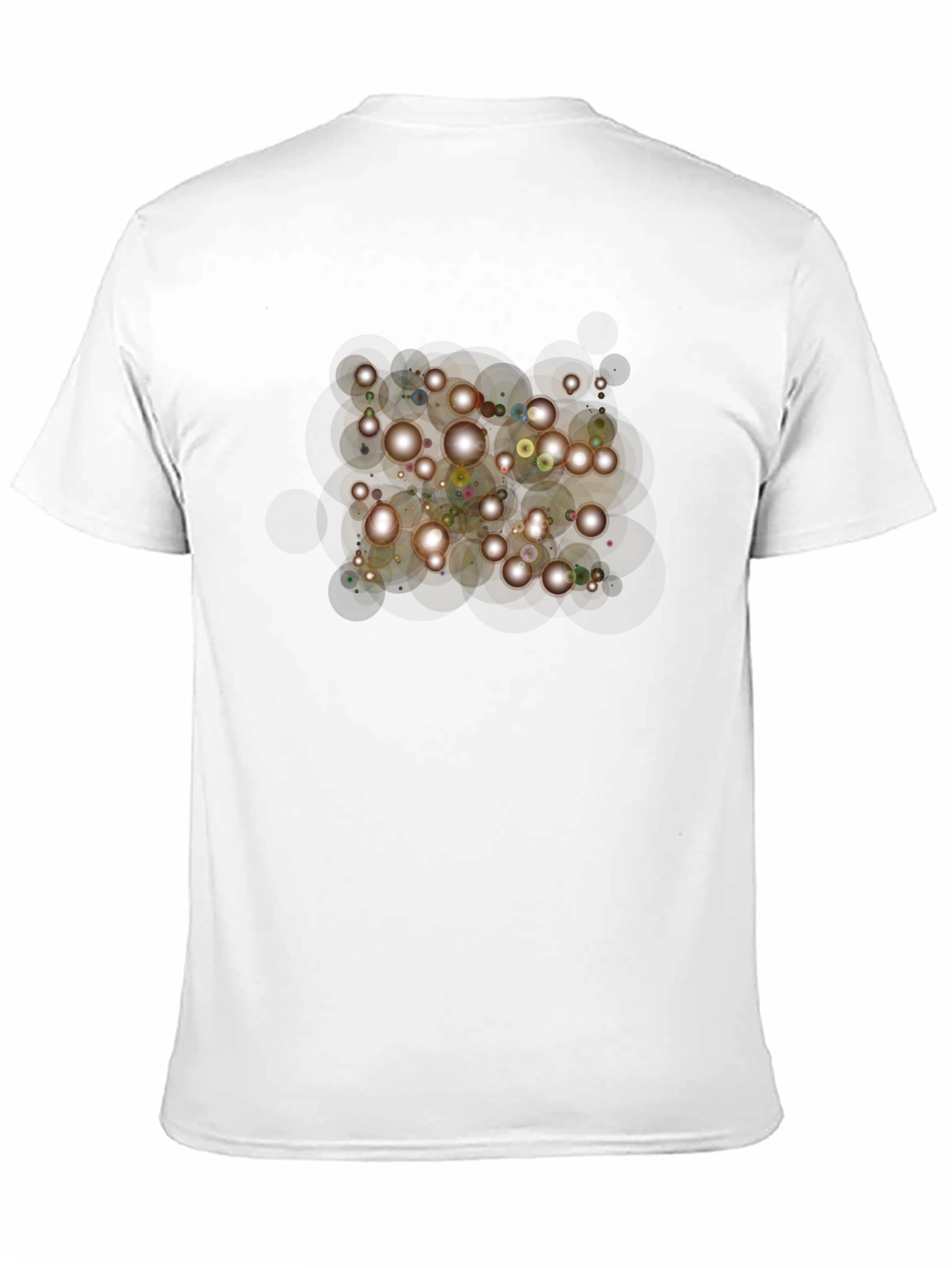 Sparkling Lights Graphic Black T-Shirt