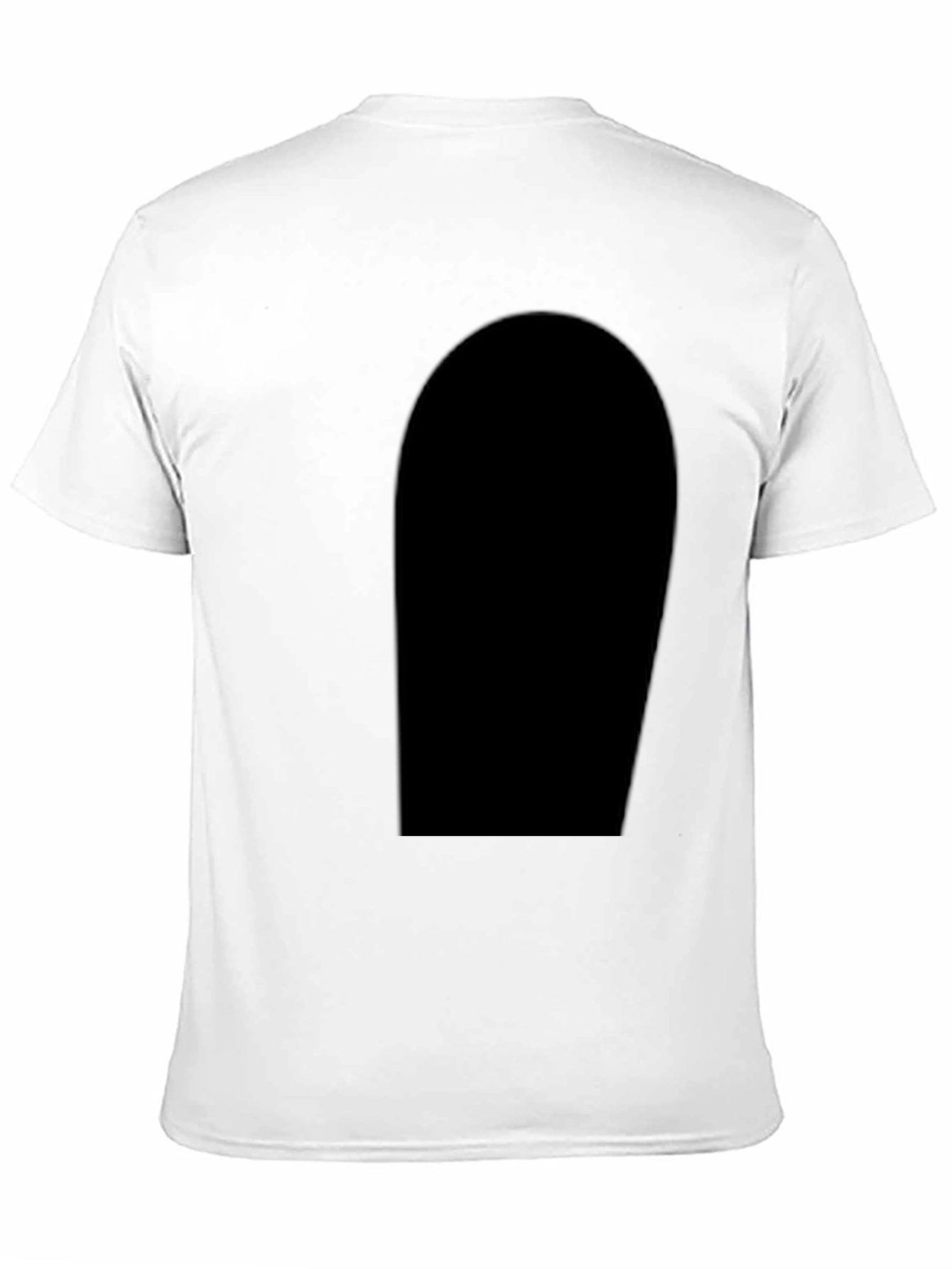 Mens Black Crew Neck T-Shirt - Casual Style