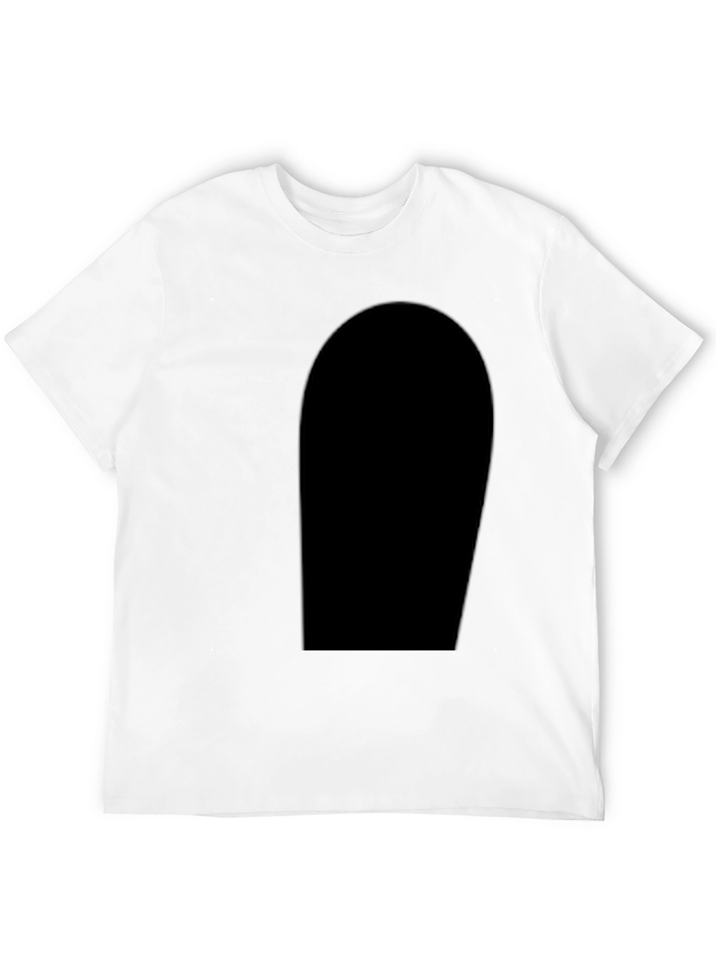 Mens Black Crew Neck T-Shirt - Casual Style