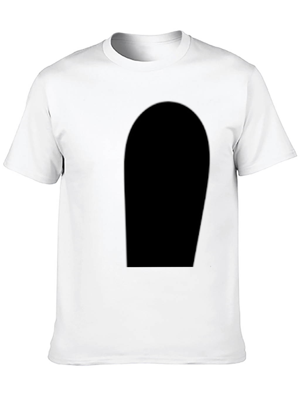 Mens Black Crew Neck T-Shirt - Casual Style