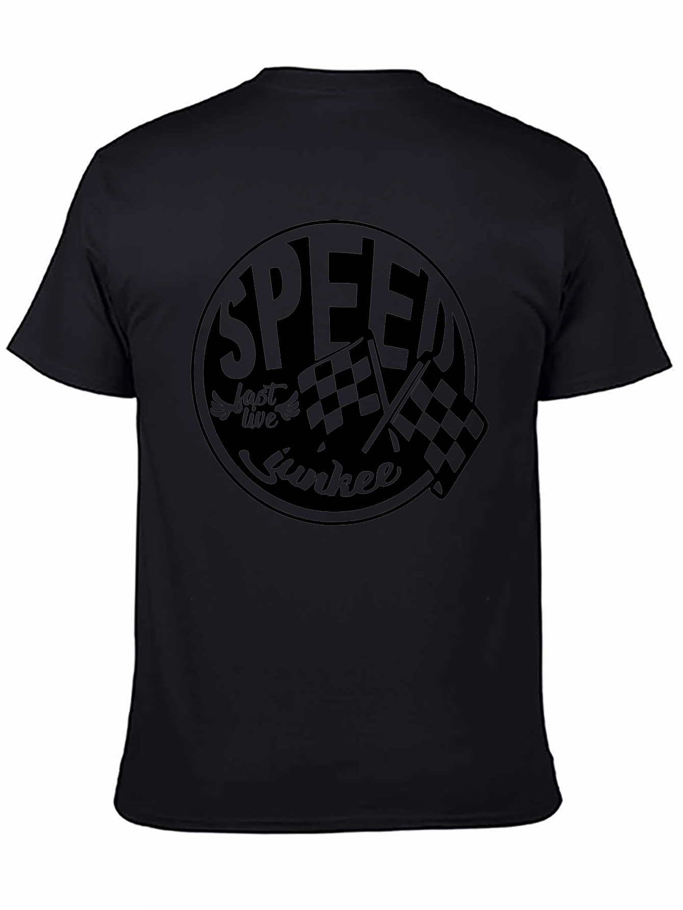 Speed Junkie Graphic T-Shirt - Black