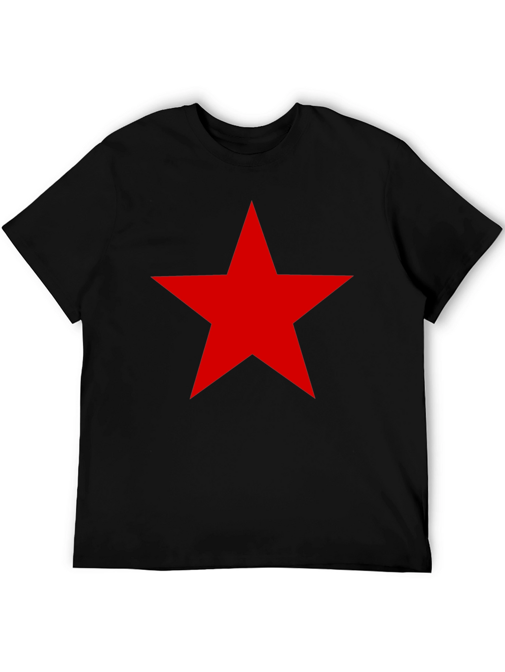 Red Star Graphic Tee - Black