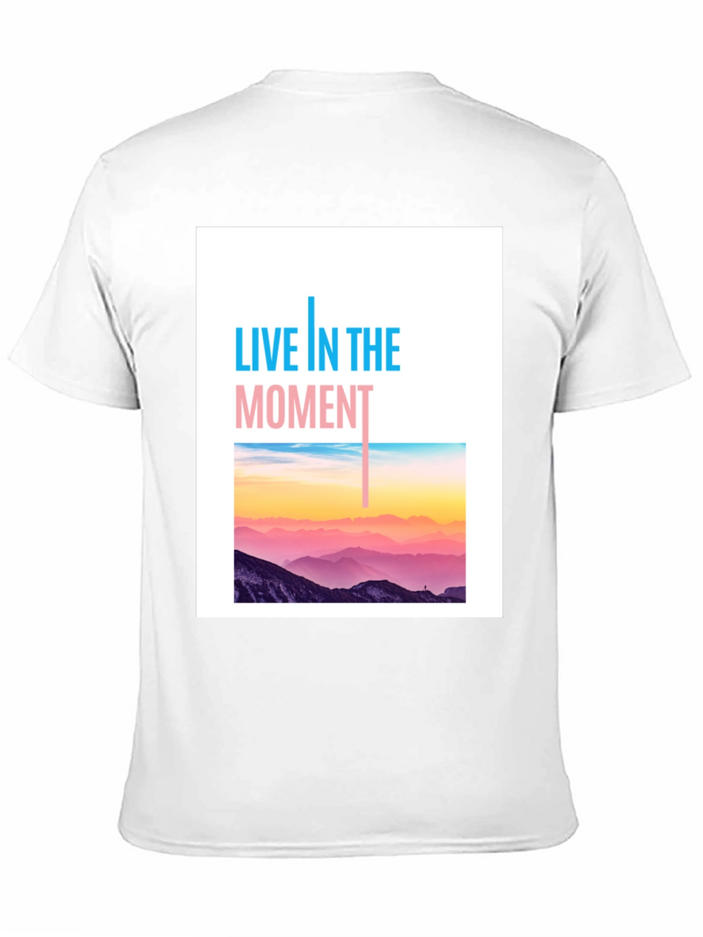 Live In The Moment Graphic Tee - Black