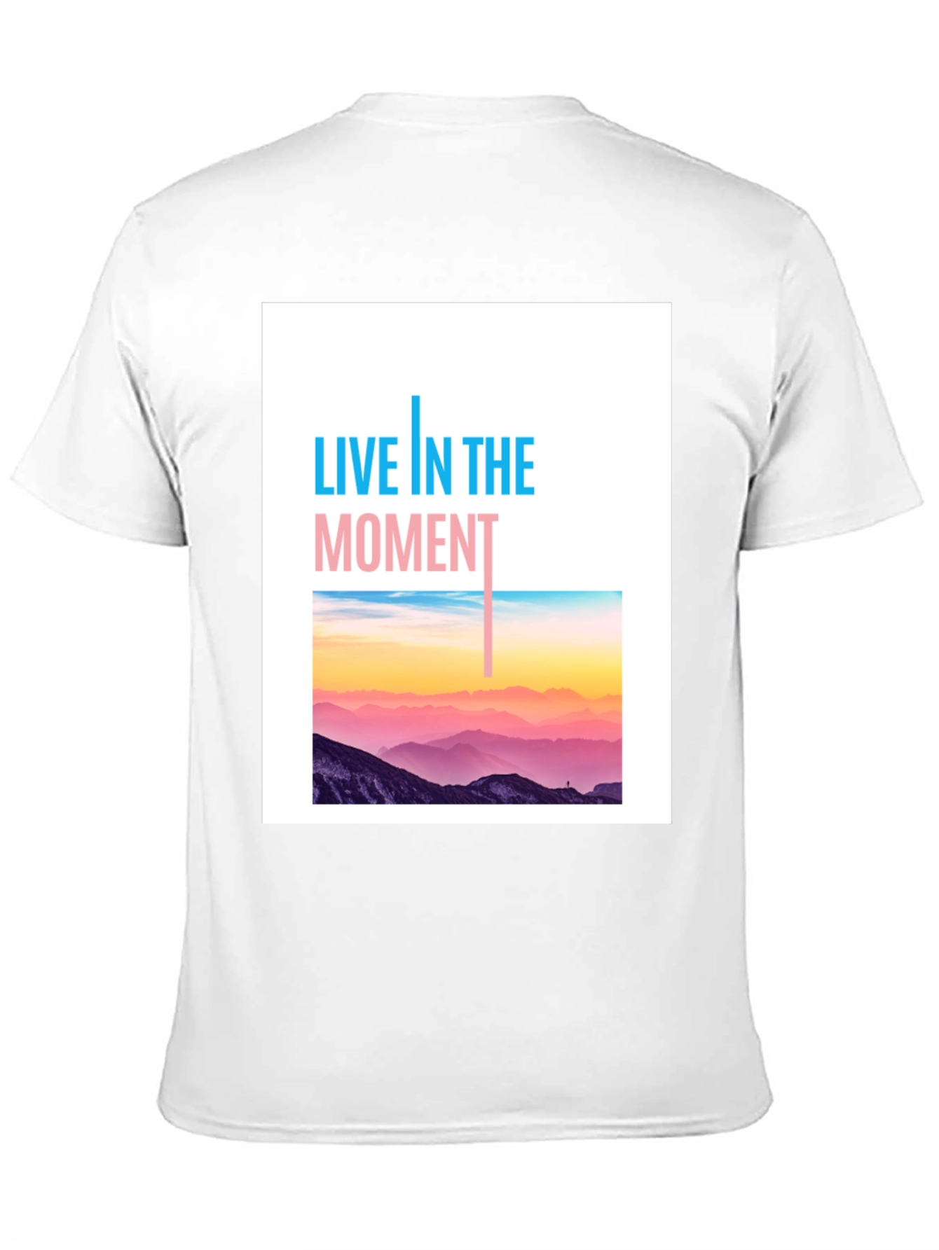 Live In The Moment Graphic Tee - Black