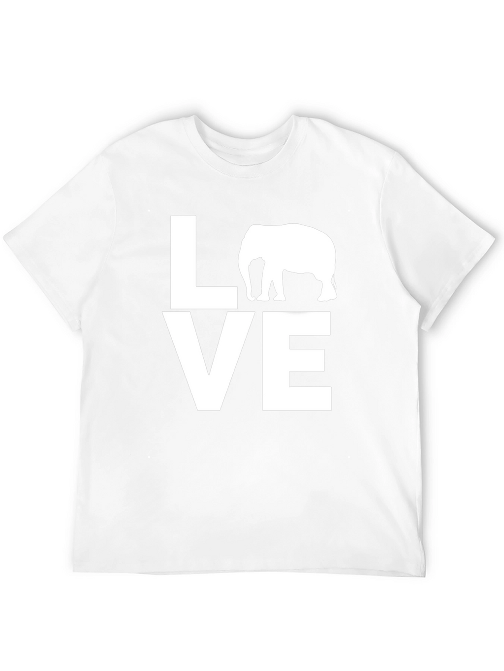Elephant LOVE Graphic Tee - Unisex Cotton T-Shirt