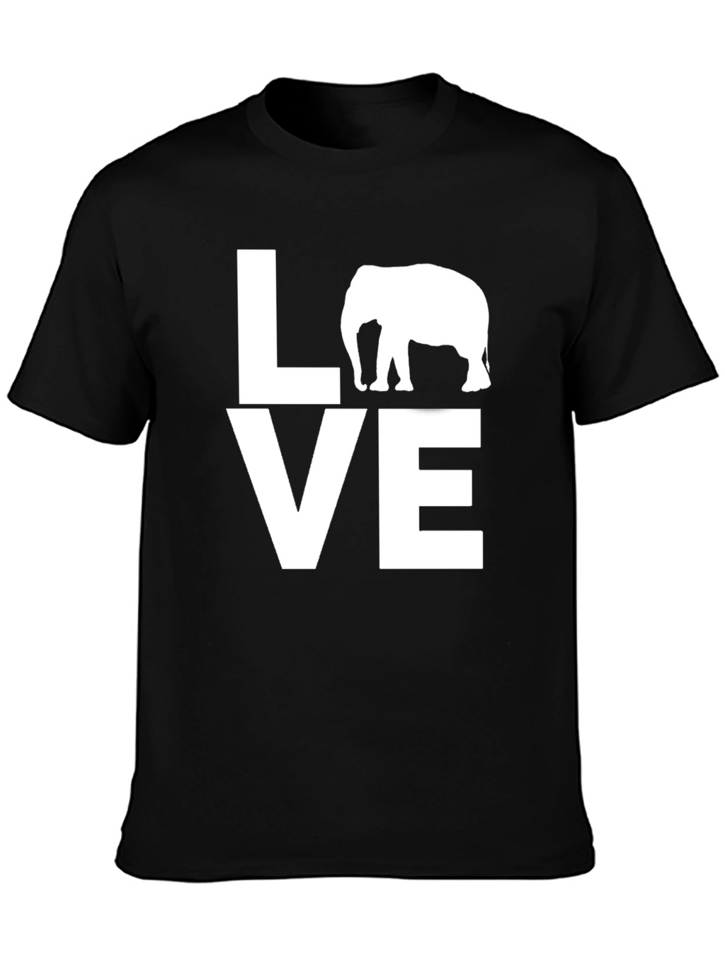 Elephant LOVE Graphic Tee - Unisex Cotton T-Shirt