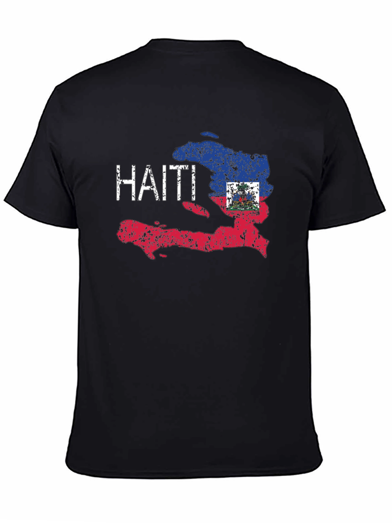 Haiti Flag T-Shirt - Distressed Design