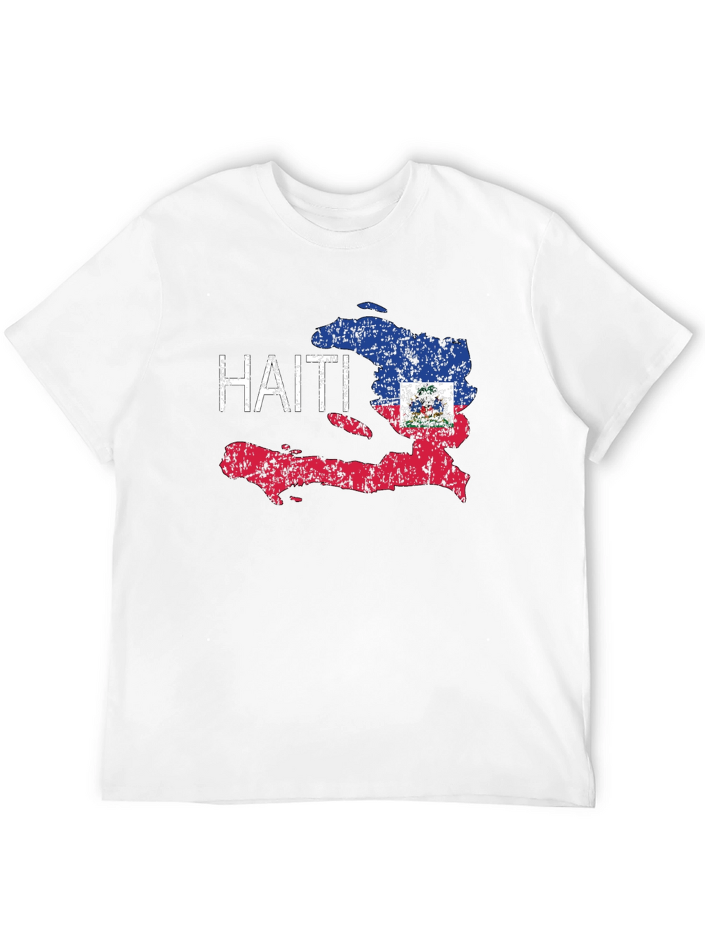 Haiti Flag T-Shirt - Distressed Design