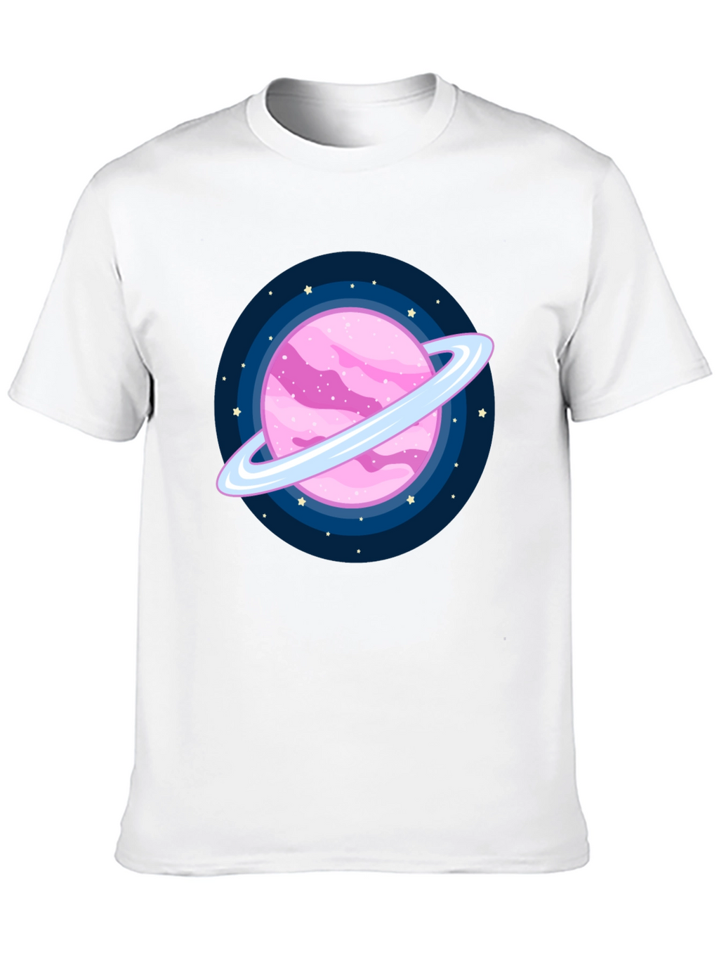 Pink Planet T-Shirt - Galactic Style