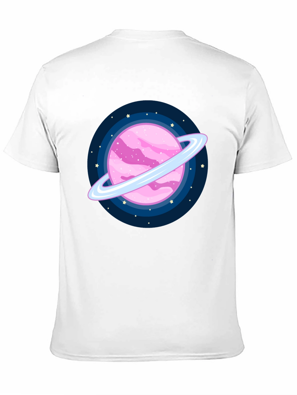 Pink Planet T-Shirt - Galactic Style