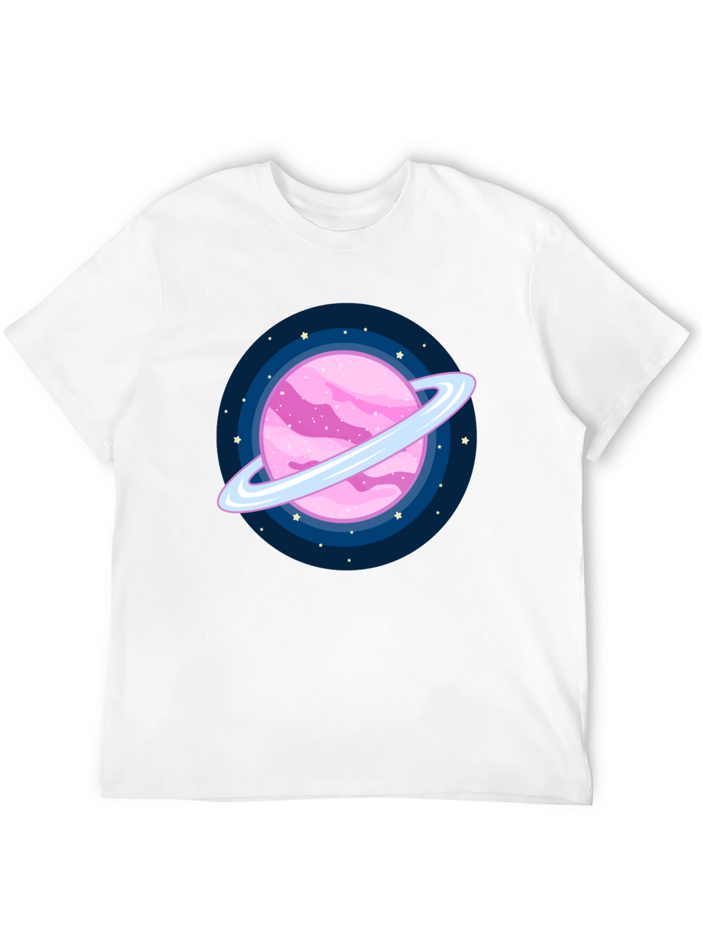 Pink Planet T-Shirt - Galactic Style