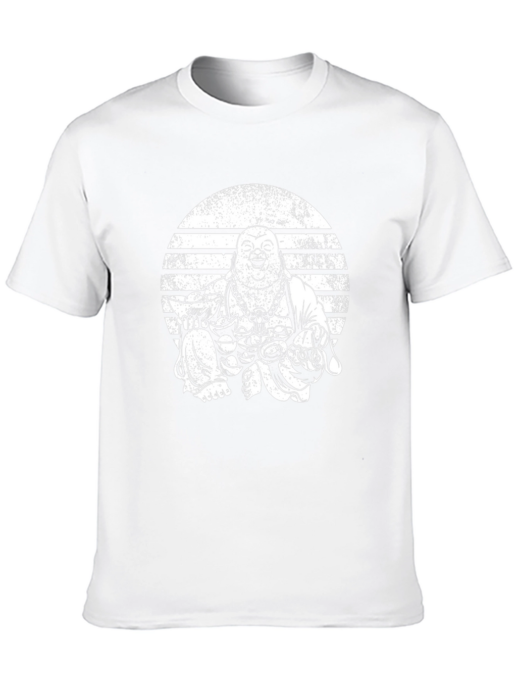 Laughing Buddha Graphic Black T-Shirt