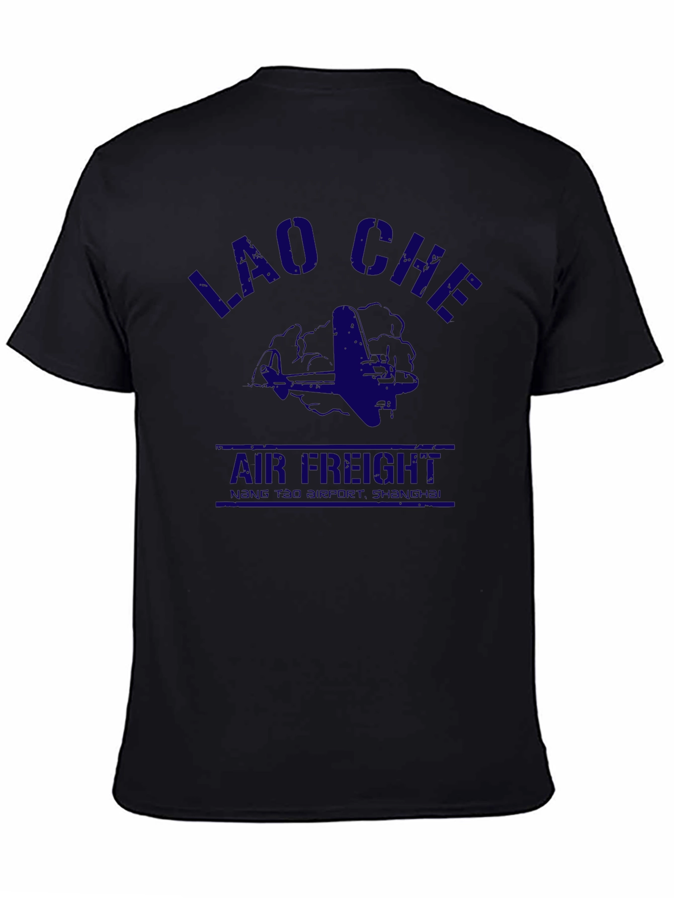 Lao Che Air Freight Graphic Tee - Black