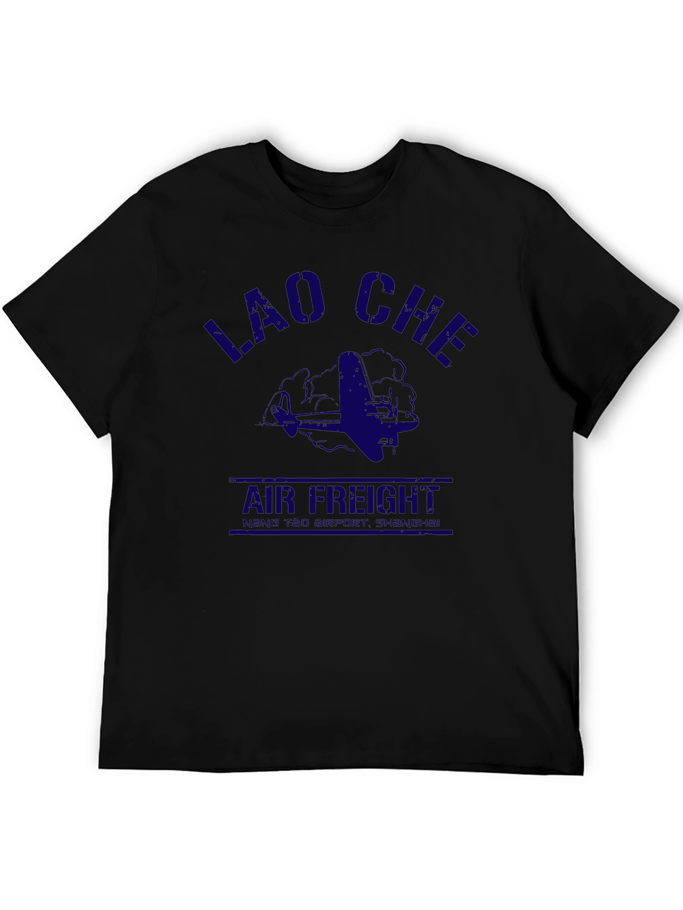 Lao Che Air Freight Graphic Tee - Black