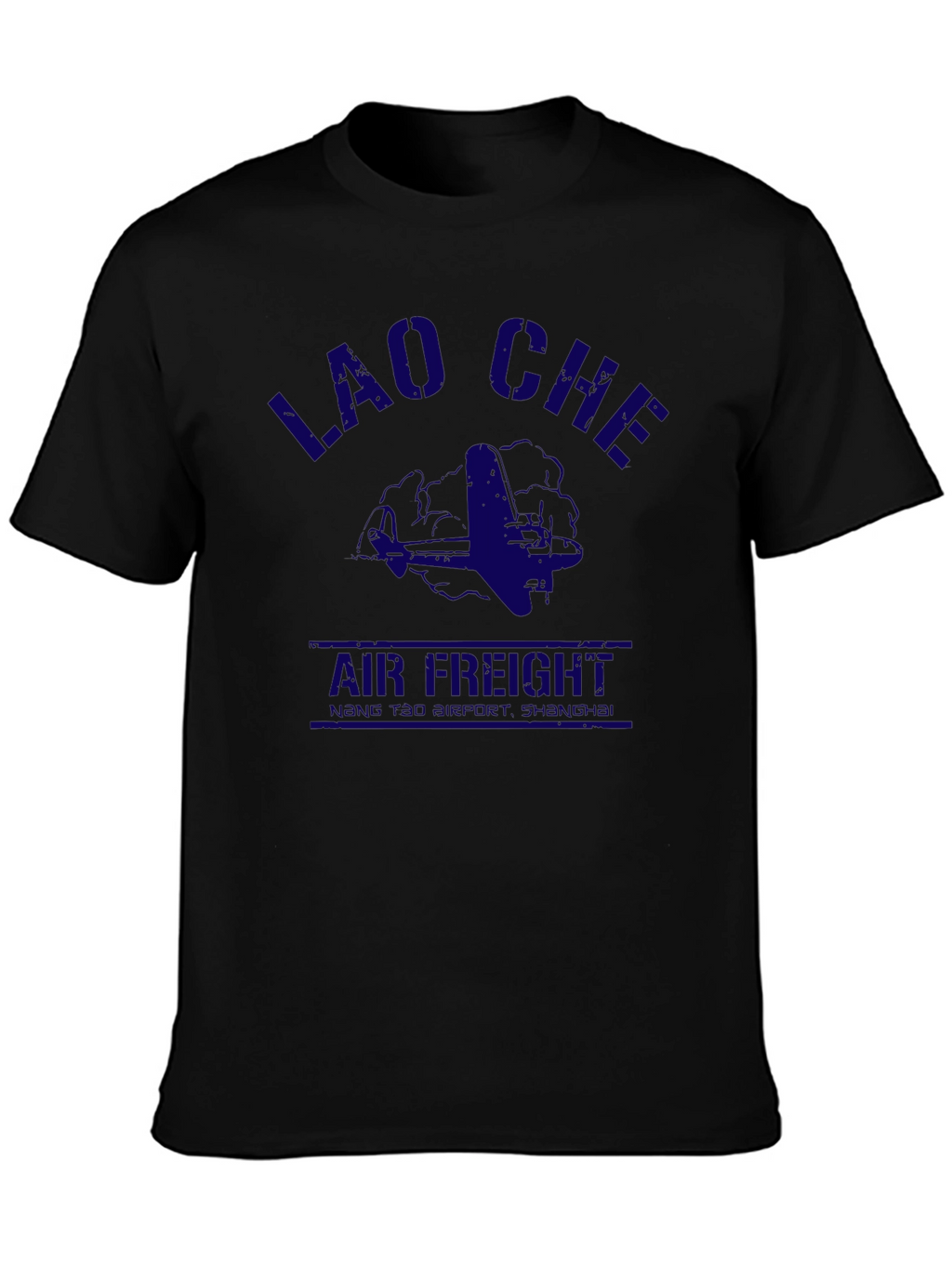 Lao Che Air Freight Graphic Tee - Black