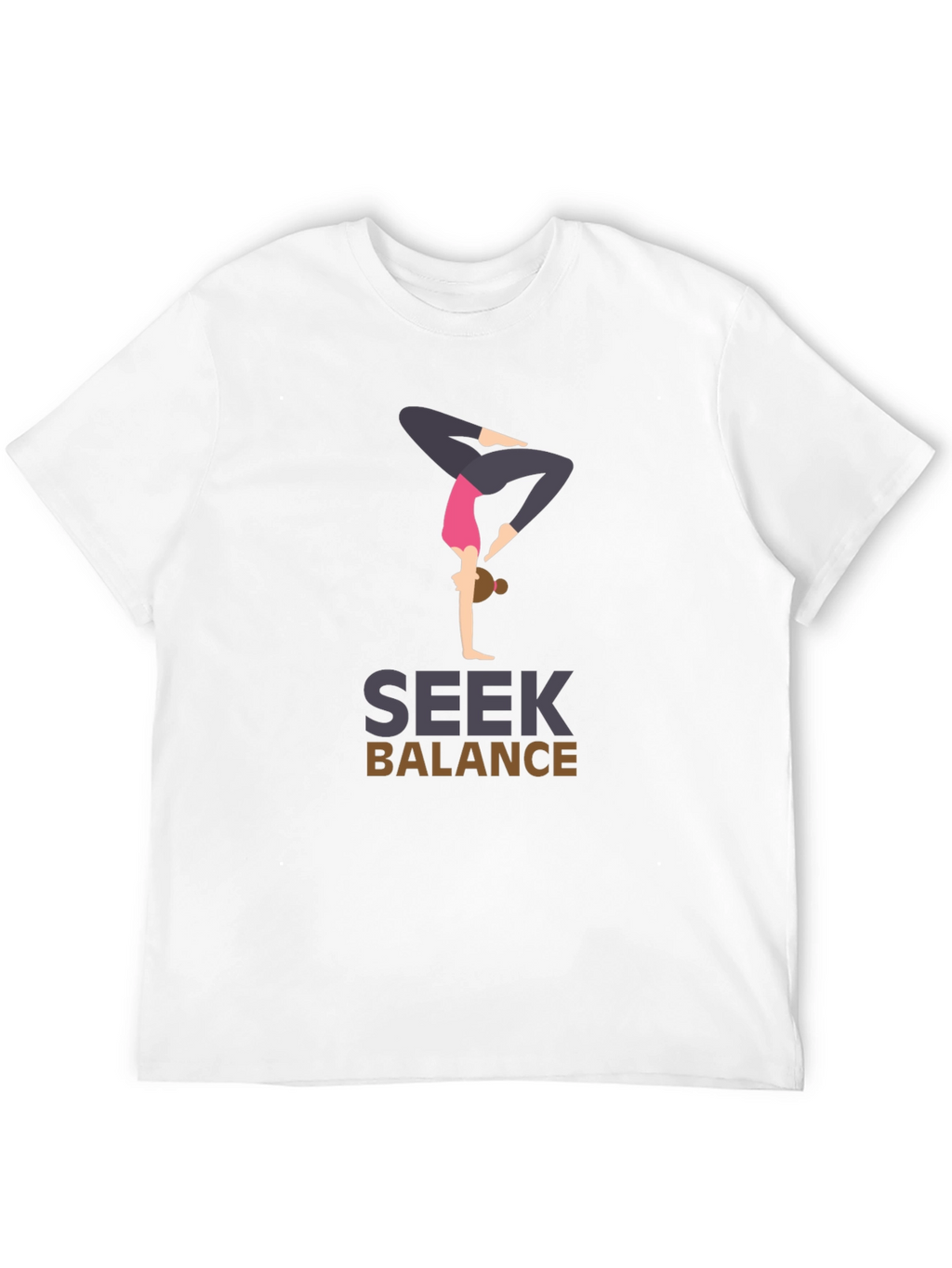 Seek Balance Yoga Graphic T-Shirt