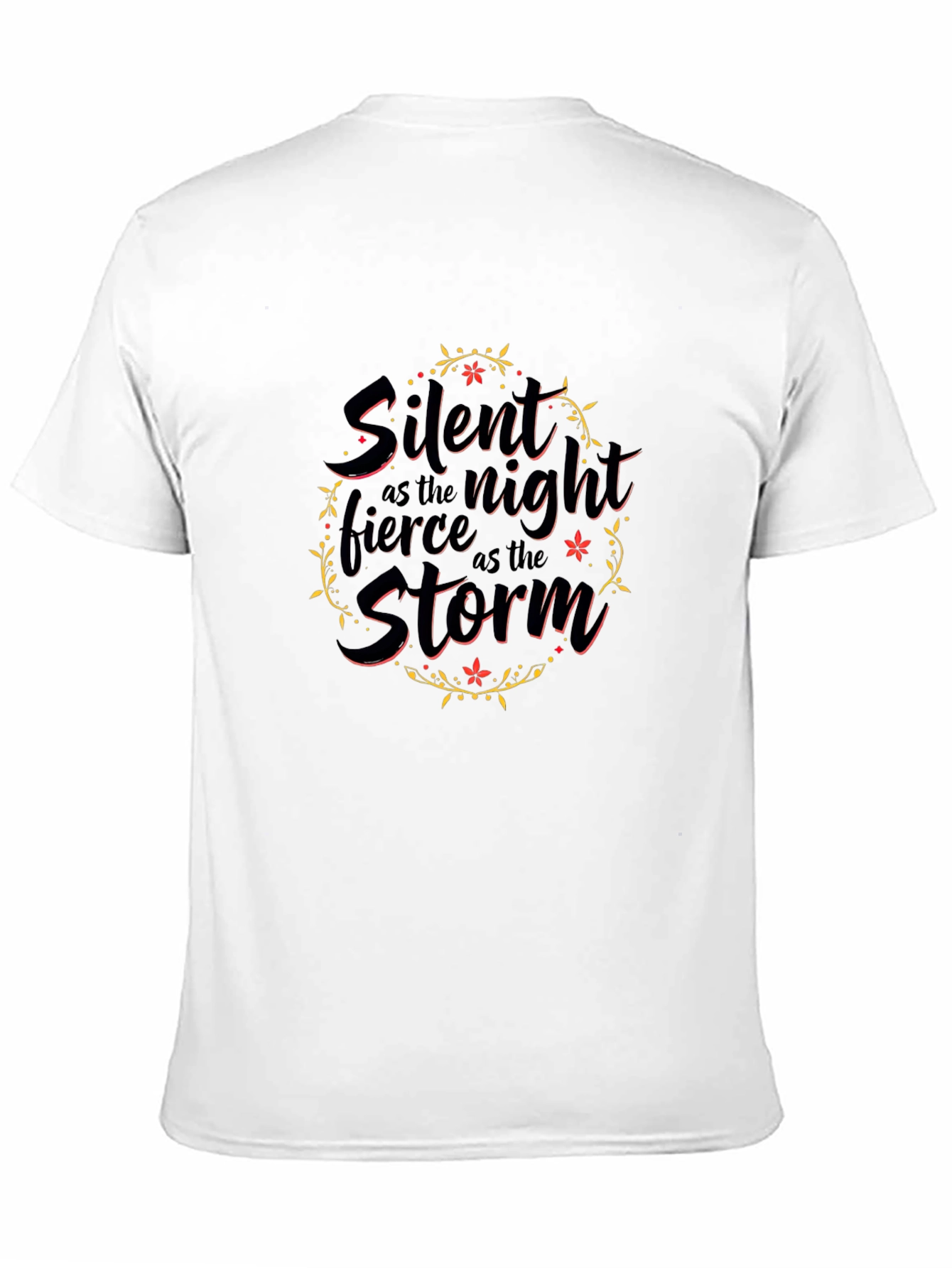 Silent Night Fierce Storm Black T-Shirt