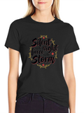 Silent Night Fierce Storm Black T-Shirt