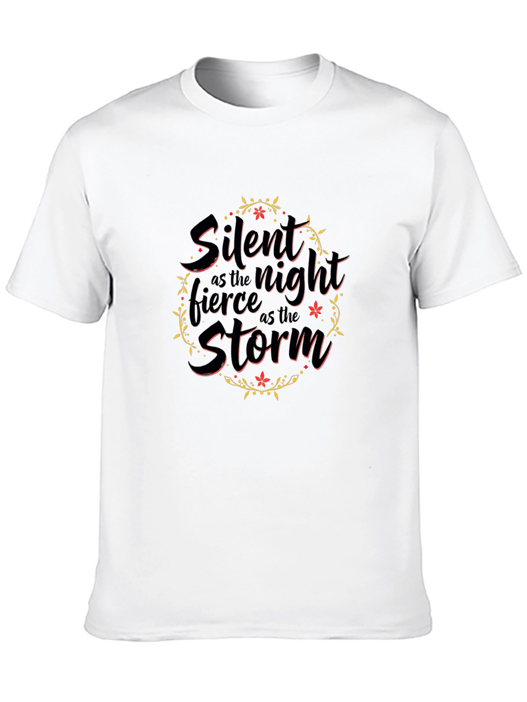 Silent Night Fierce Storm Black T-Shirt