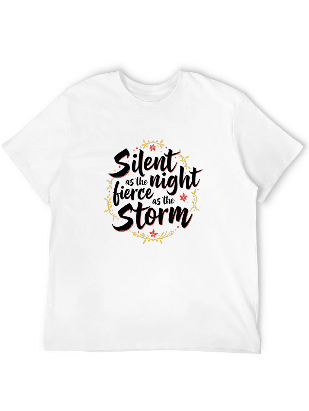 Silent Night Fierce Storm Black T-Shirt