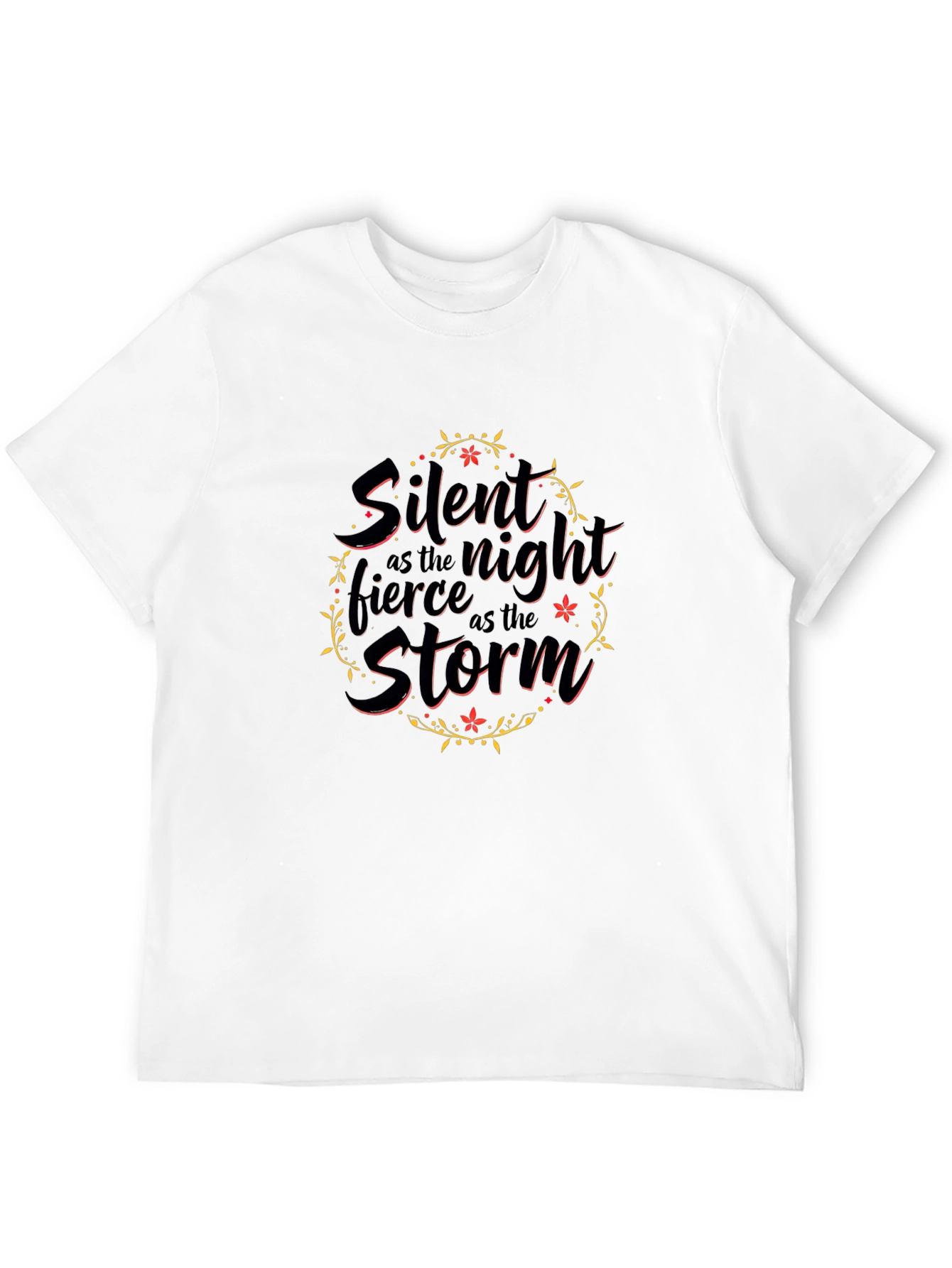 Silent Night Fierce Storm Black T-Shirt
