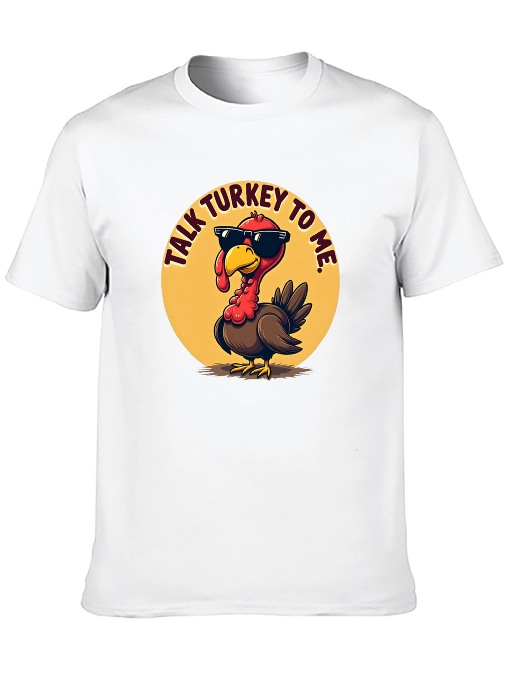 Talk Turkey To Me Black T-Shirt