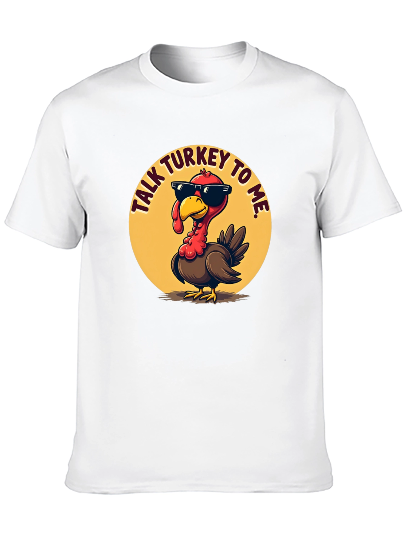 Talk Turkey To Me Black T-Shirt