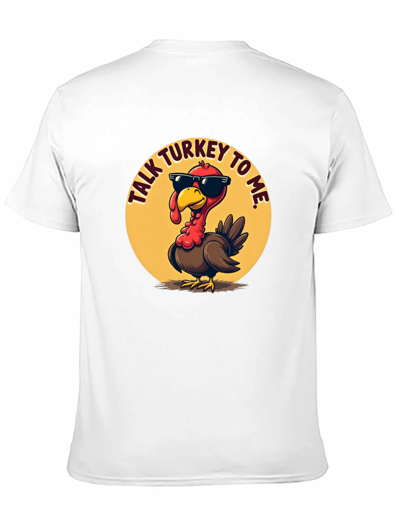 Talk Turkey To Me Black T-Shirt