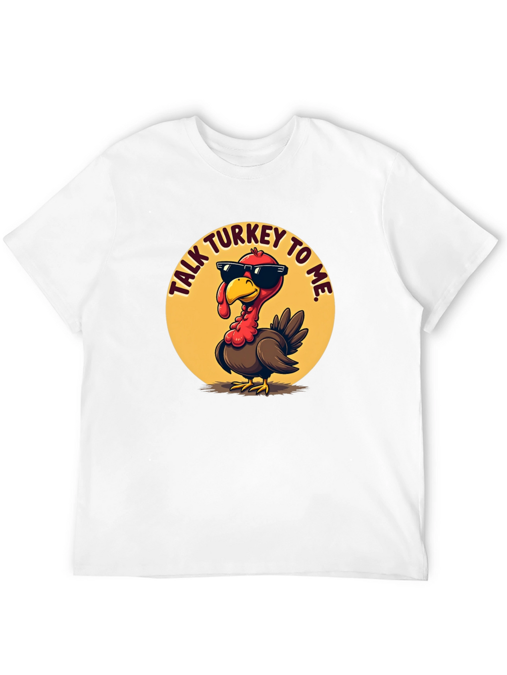 Talk Turkey To Me Black T-Shirt