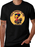 Talk Turkey To Me Black T-Shirt