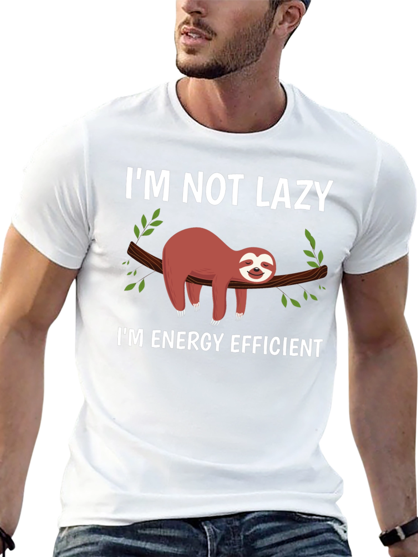 Im Not Lazy Sloth Graphic T-Shirt