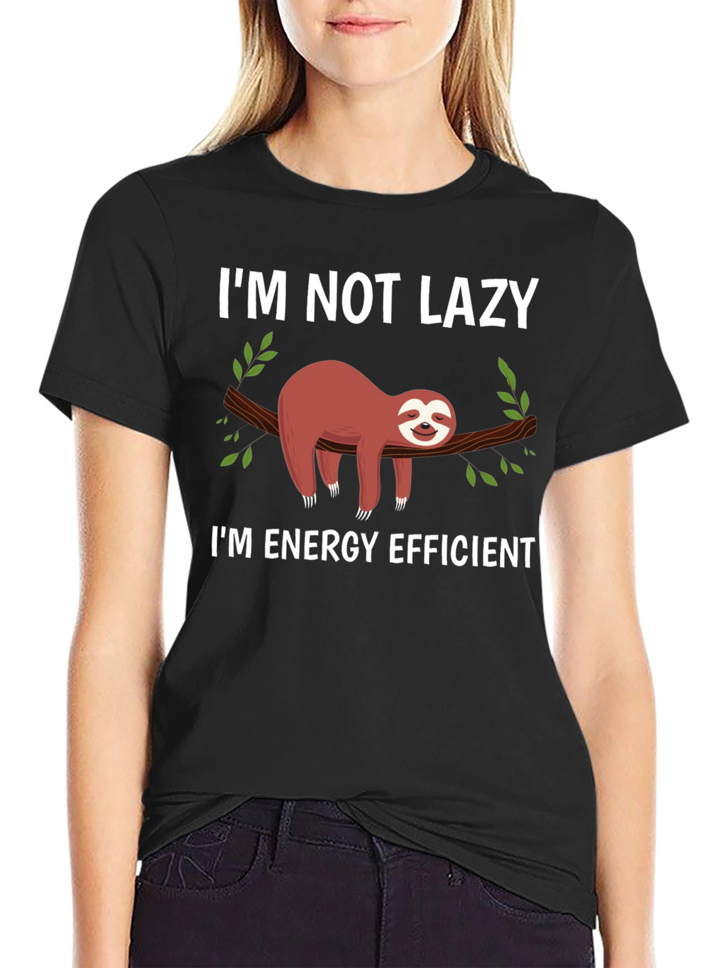 Im Not Lazy Sloth Graphic T-Shirt