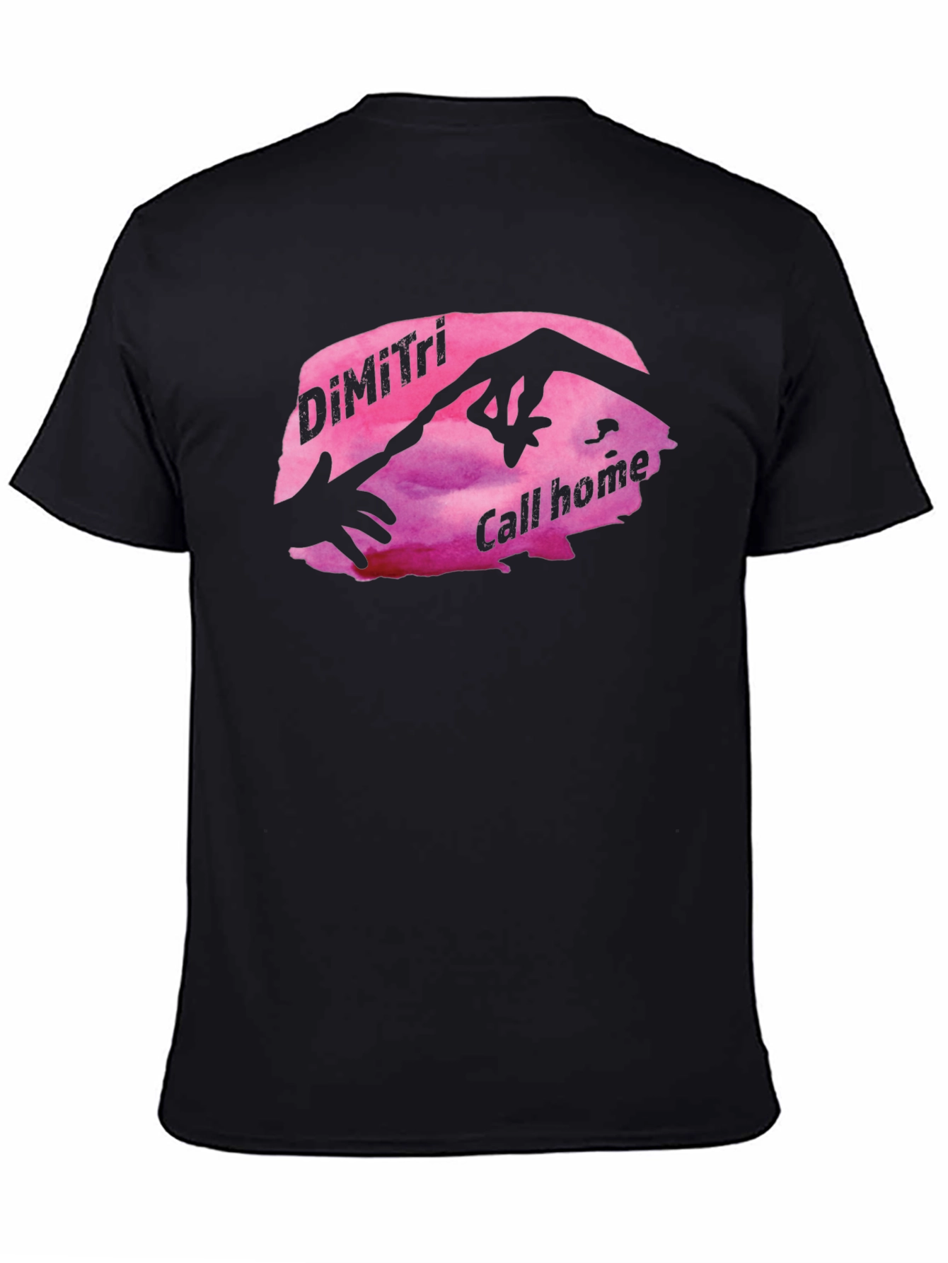 DiMiTri Call Home Black Graphic Tee