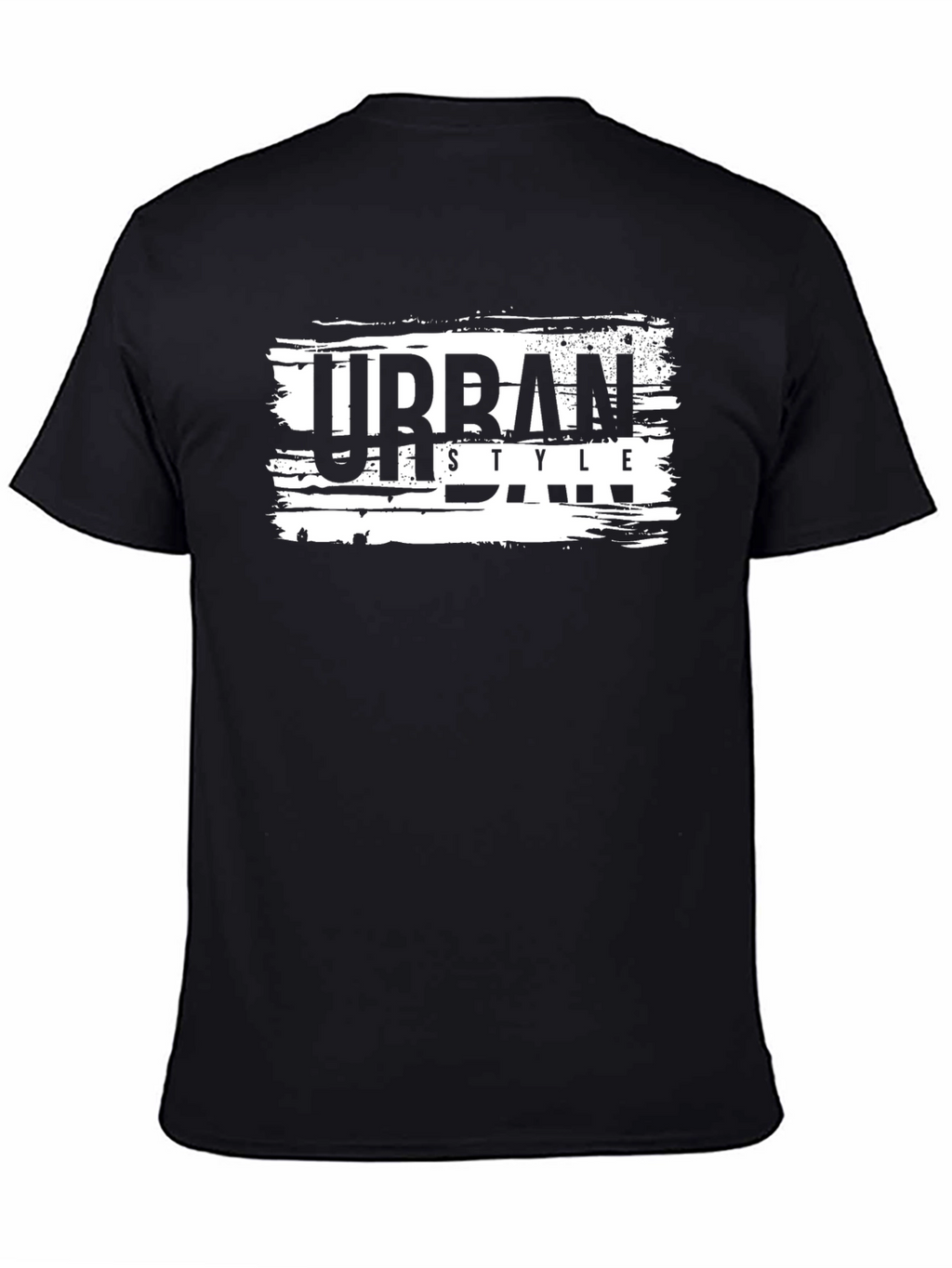 Urban Style Black Graphic Tee
