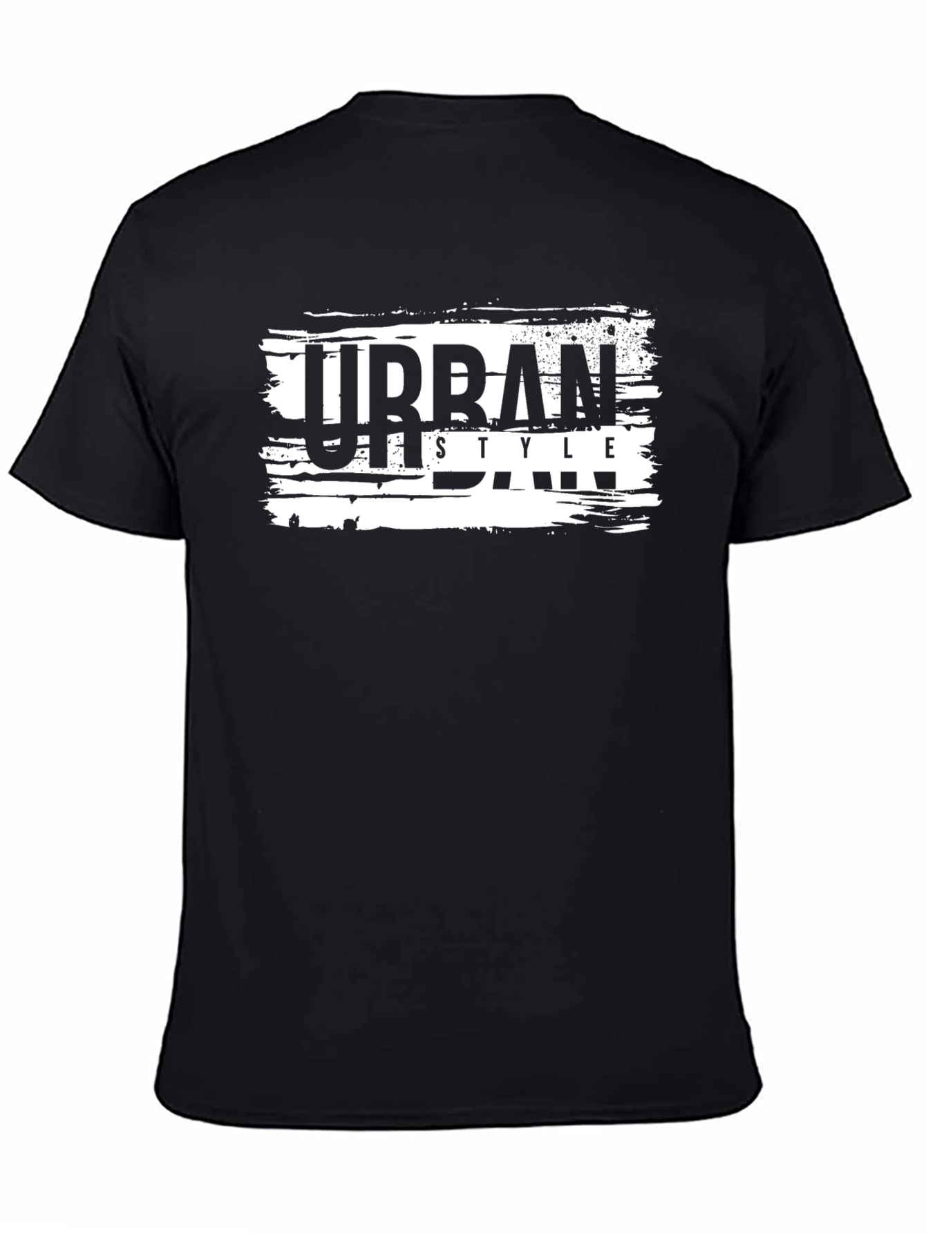 Urban Style Black Graphic Tee