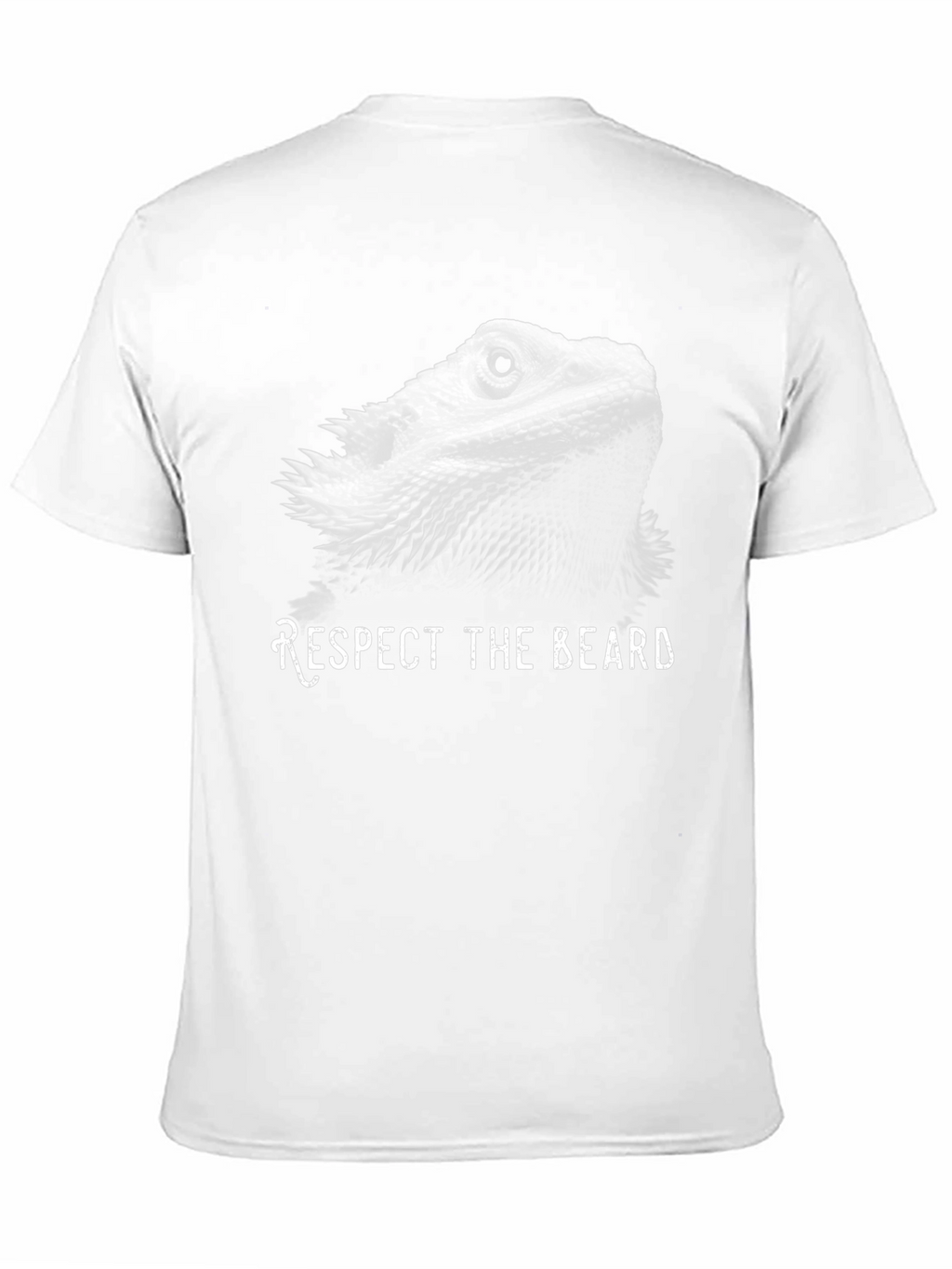 Respect the Beard Bearded Dragon Lizard T-Shirt