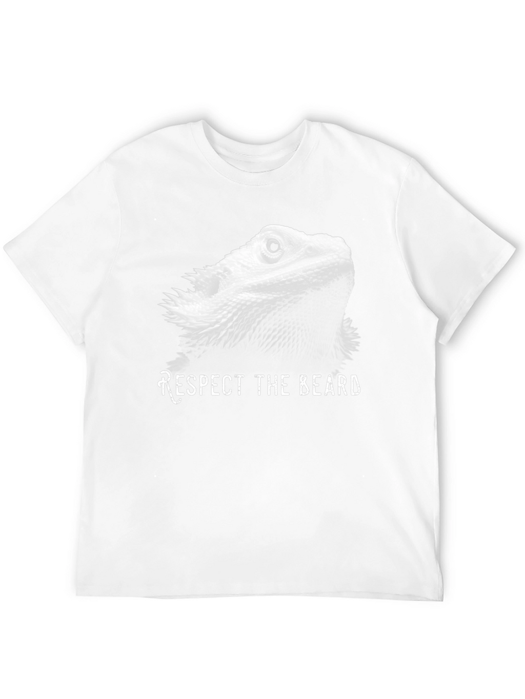 Respect the Beard Bearded Dragon Lizard T-Shirt